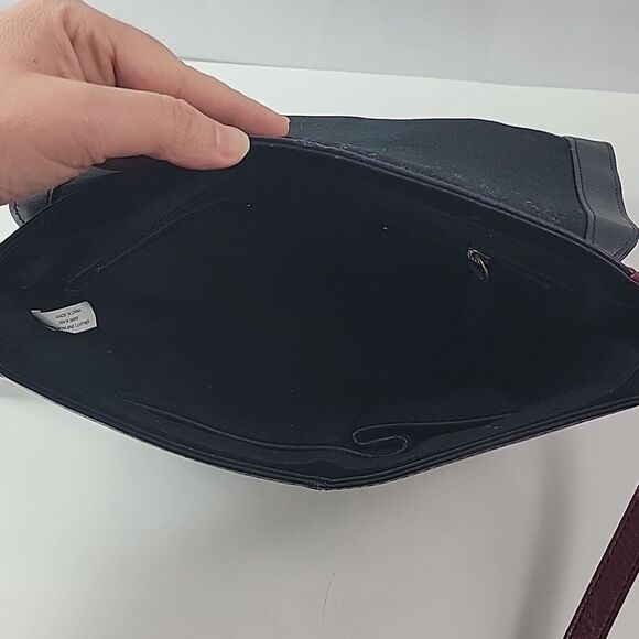 Halogen Leather Saddlebag Women's Handbag - Picture 10 of 16